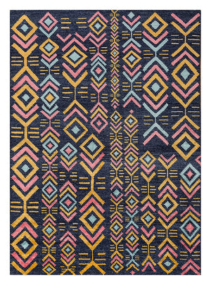 Tapis en laine - 300 x 200 cm - bleu