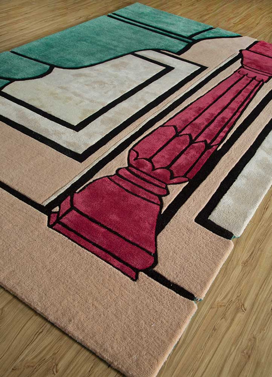 Tapis en laine originale  - 270 x 180 cm - orange