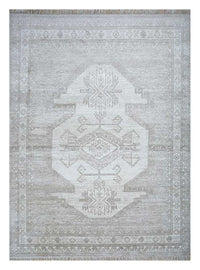 Tapis en laine - 300 x 240 cm - gris clair