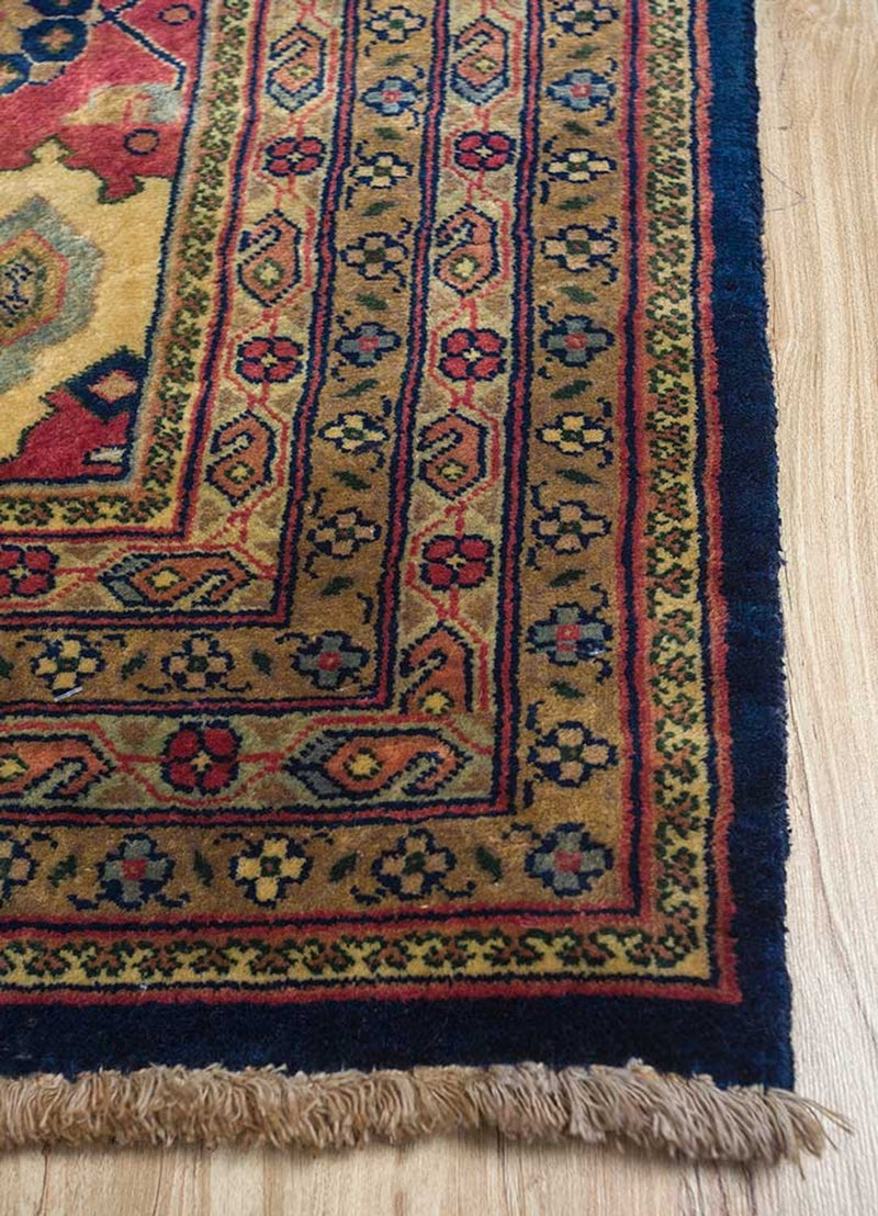 Tapis en laine - 450 x 360 cm - bleu