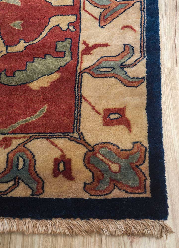 Tapis en laine - 435 x 360 cm - bleu