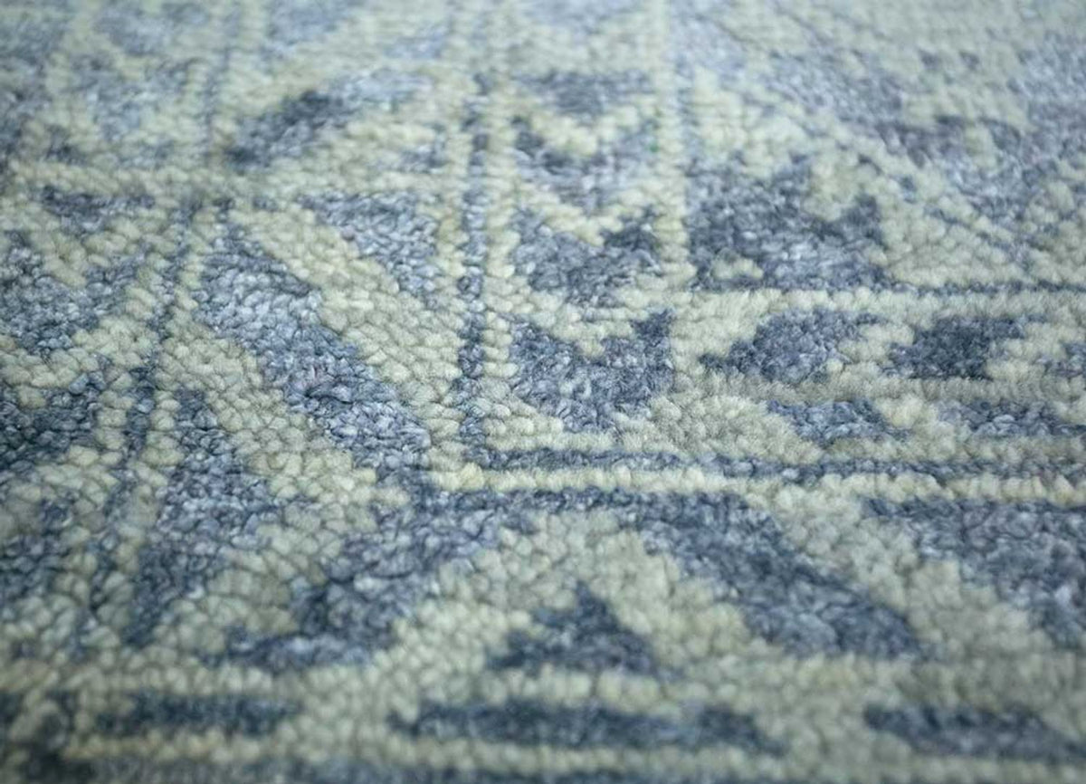 Tapis en laine - 435 x 360 cm - bleu clair