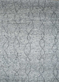 Tapis en laine - 240 x 150 cm - gris clair
