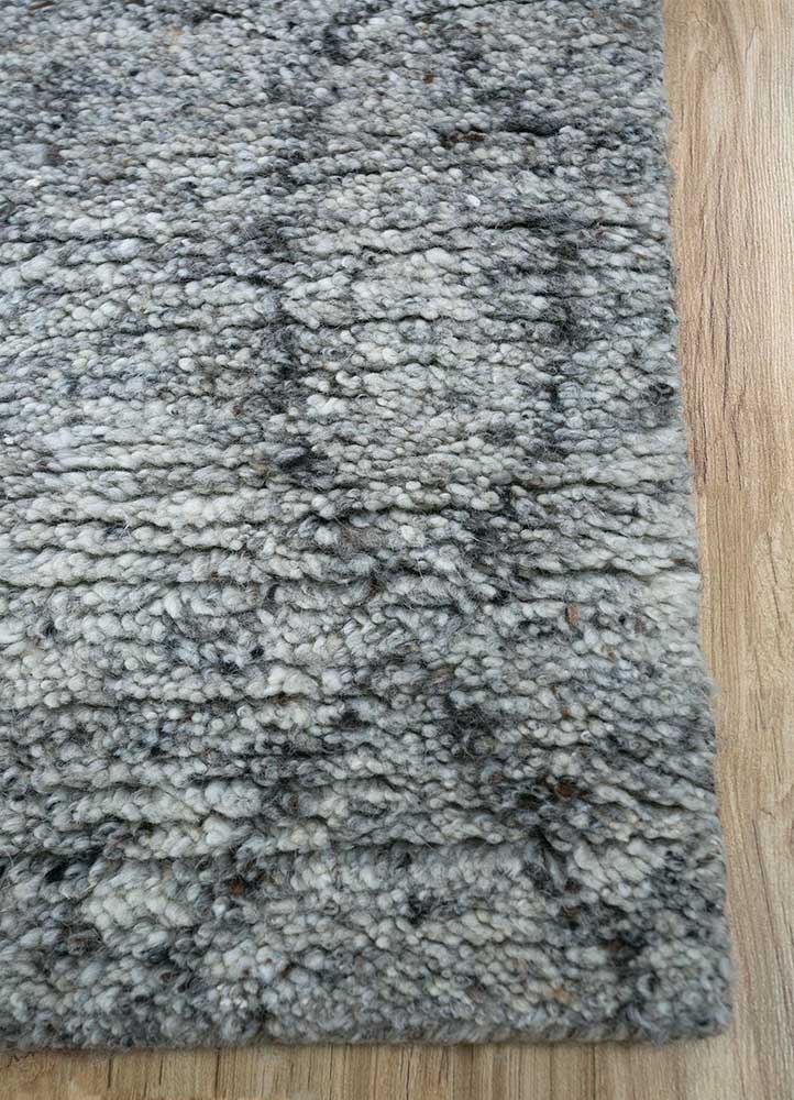 Tapis en laine - 240 x 150 cm - gris clair