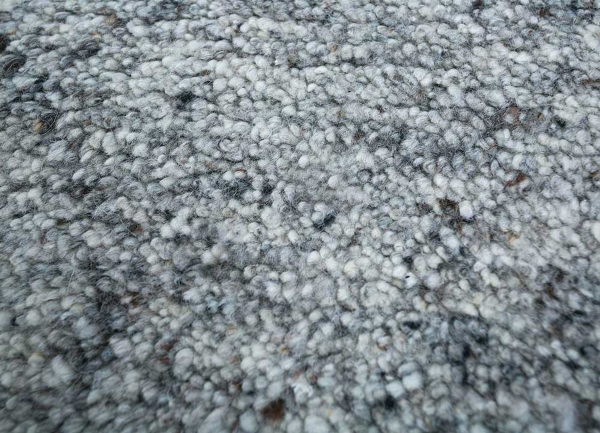 Tapis en laine - 240 x 150 cm - gris clair