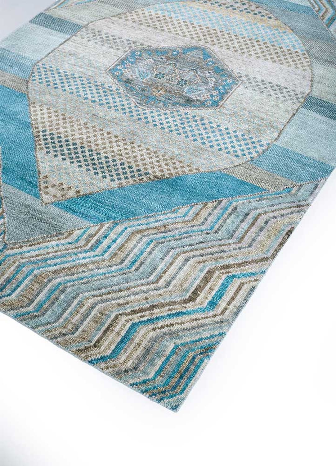 Tapis en laine - 240 x 150 cm - multicolore