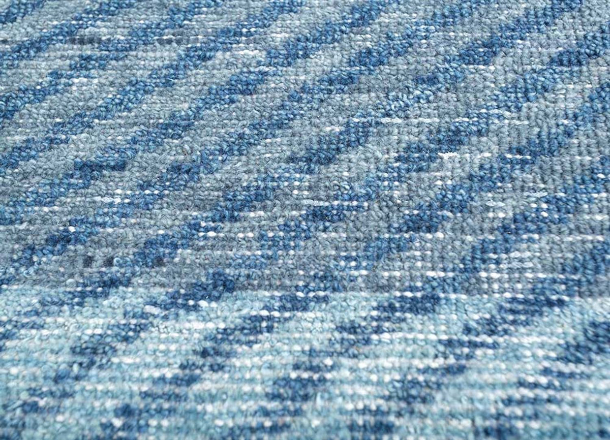 Tapis en laine - 240 x 150 cm - bleu