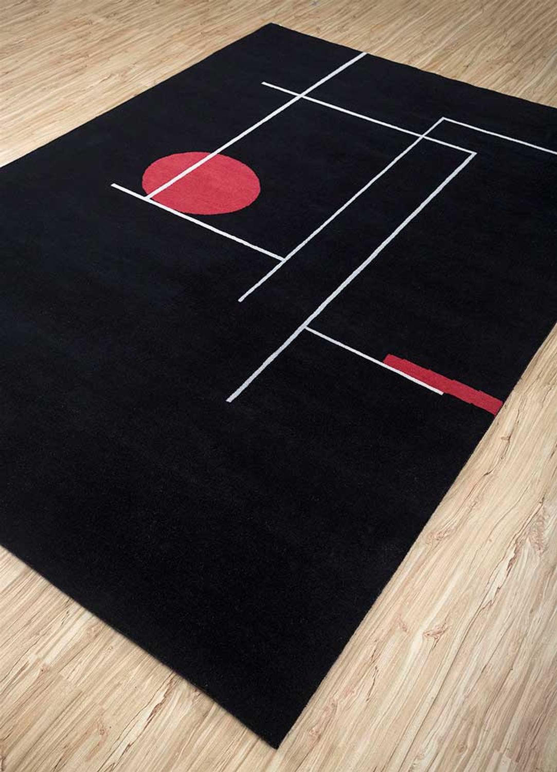 Tapis en laine - 270 x 180 cm - noir