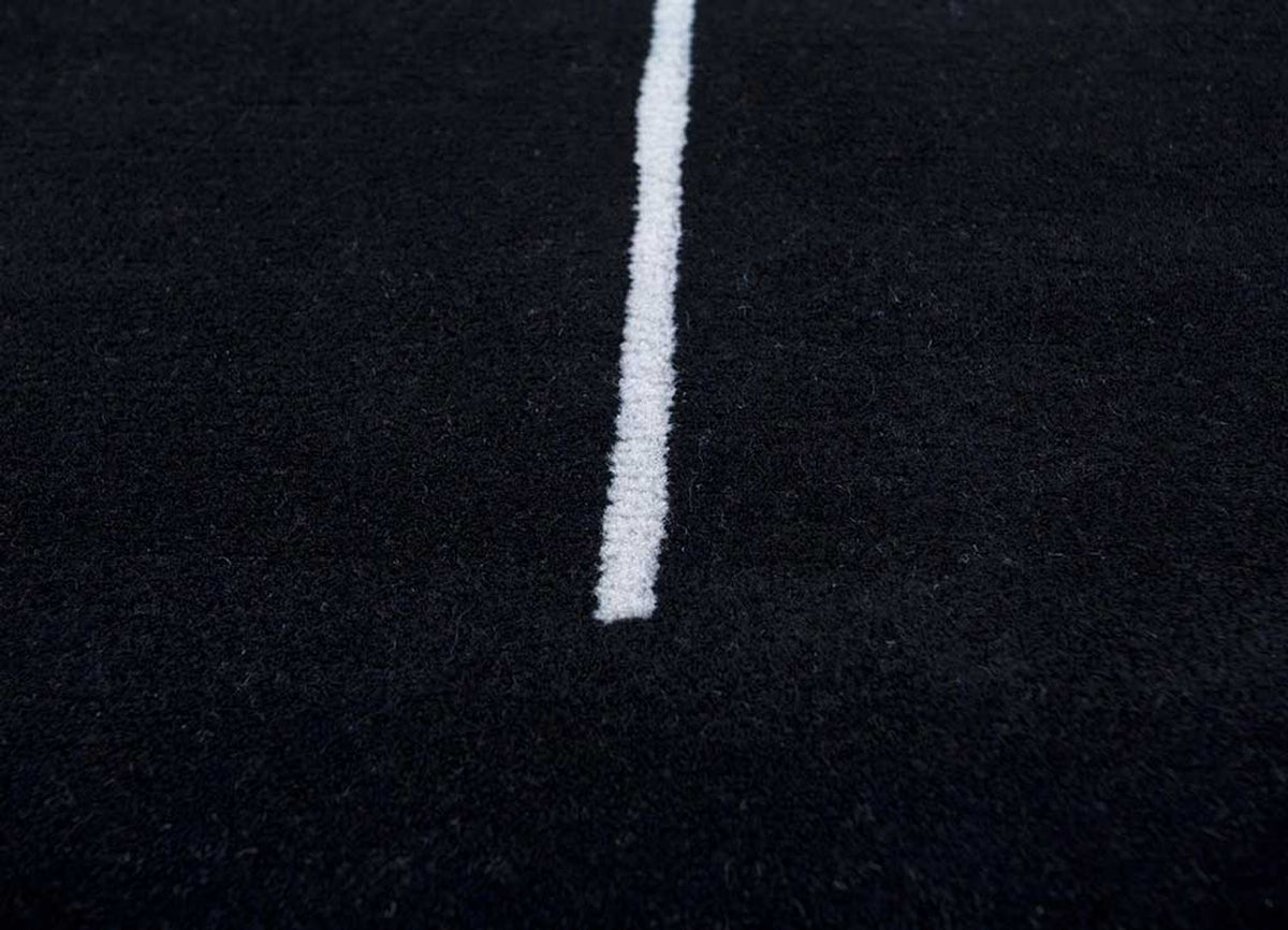 Tapis en laine - 270 x 180 cm - noir