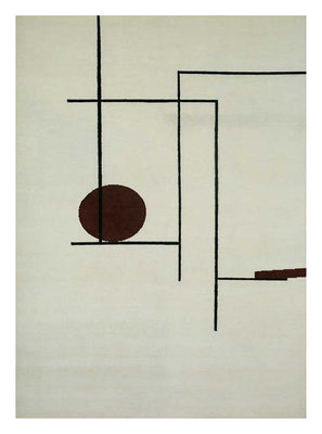 Tapis en laine - 300 x 240 cm - gris clair