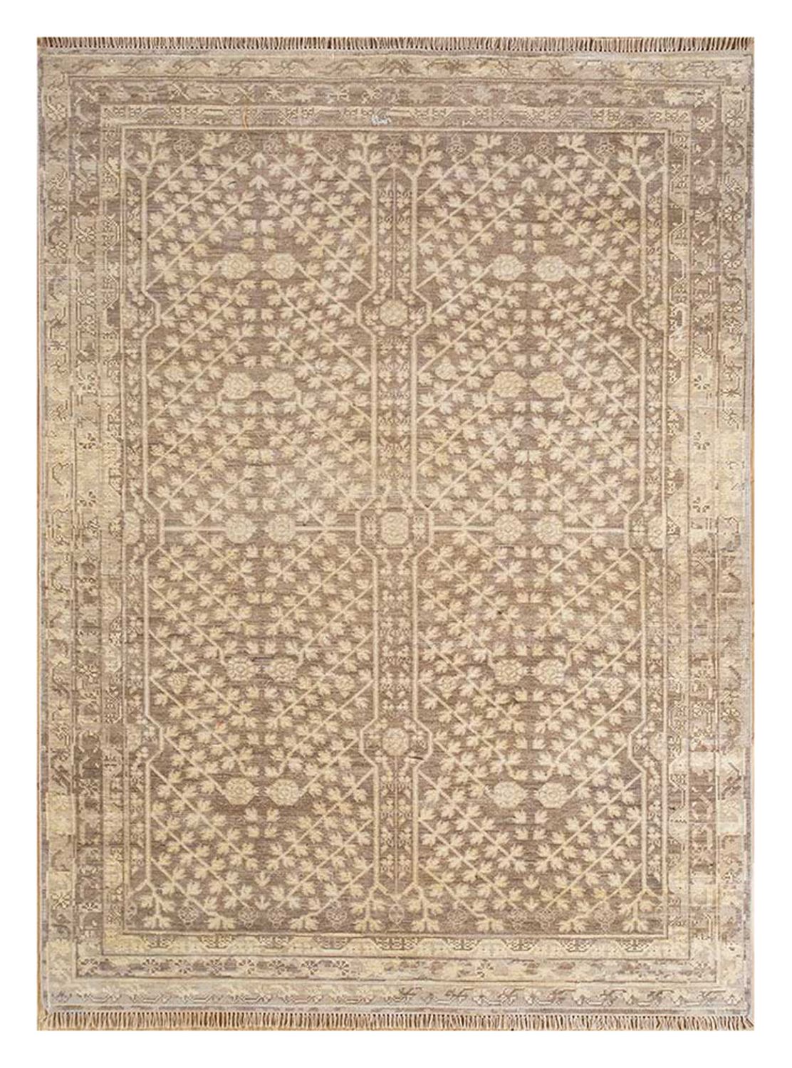 Tapis en laine - 300 x 240 cm - beige foncé