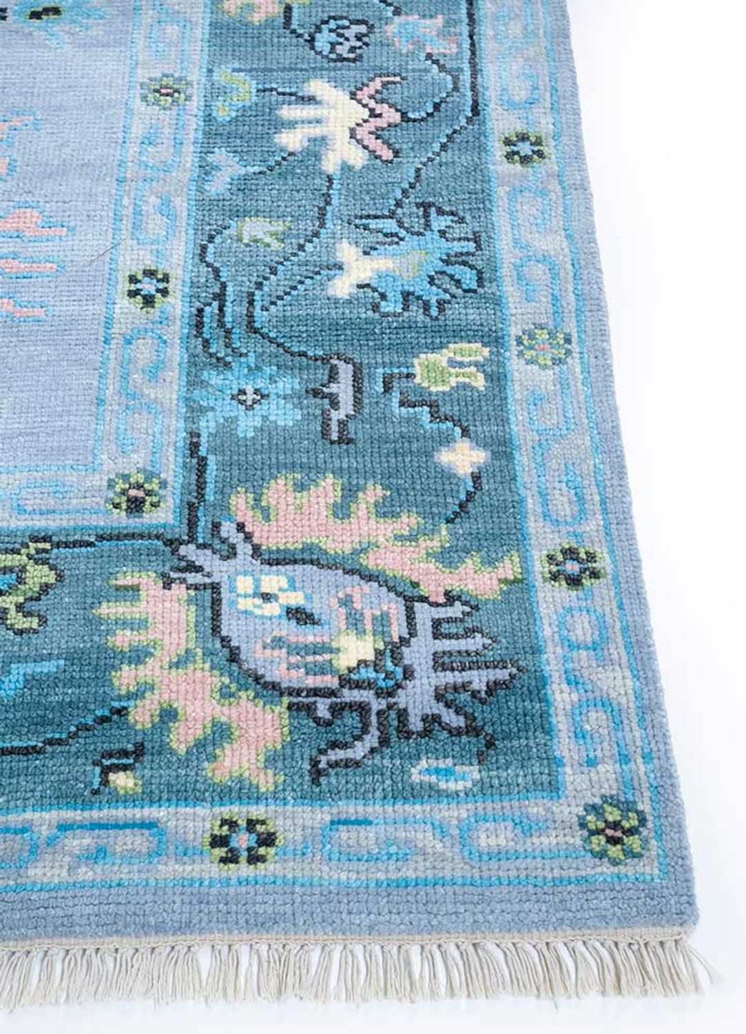 Tapis en laine - 300 x 240 cm - turquoise