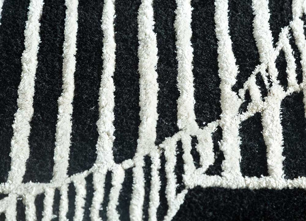 Tapis en laine - 240 x 150 cm - multicolore