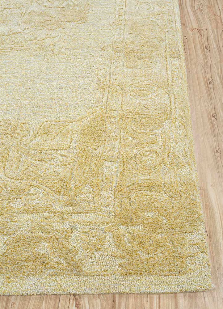 Tapis en laine - 270 x 180 cm - or