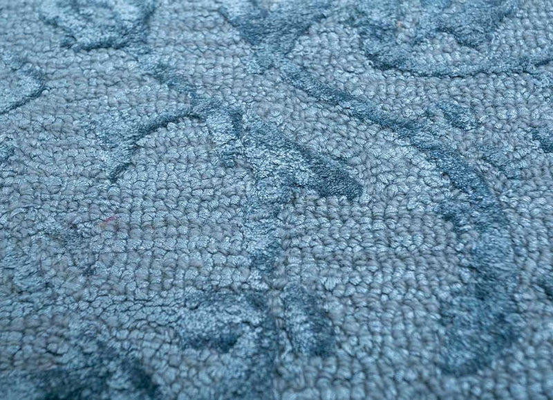 Tapis en laine - 270 x 180 cm - bleu