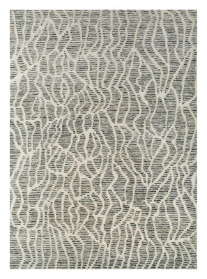 Tapis en laine - 300 x 240 cm - gris