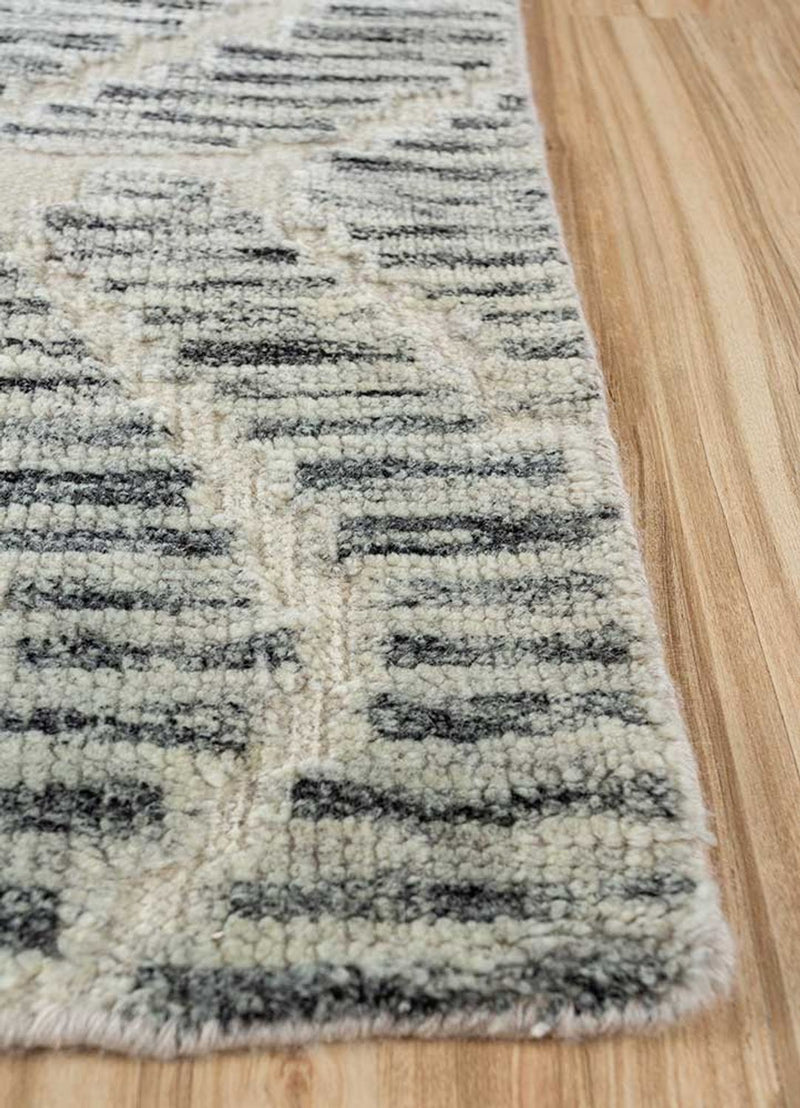 Tapis en laine - 300 x 240 cm - gris