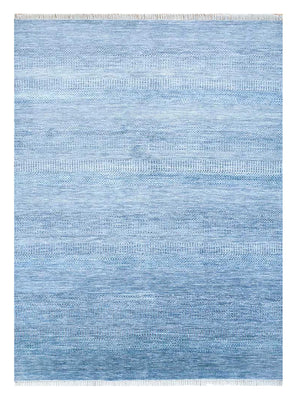 Tapis en laine - 270 x 180 cm - bleu de mer
