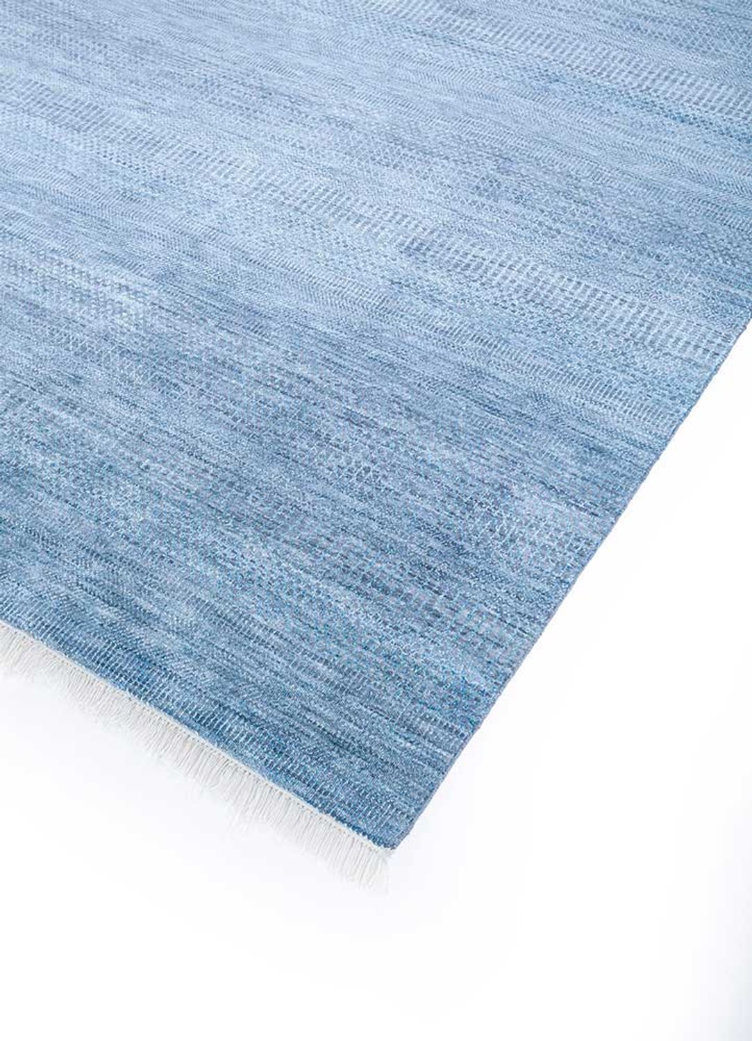 Tapis en laine - 270 x 180 cm - bleu de mer