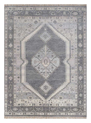 Tapis en laine - 300 x 240 cm - gris