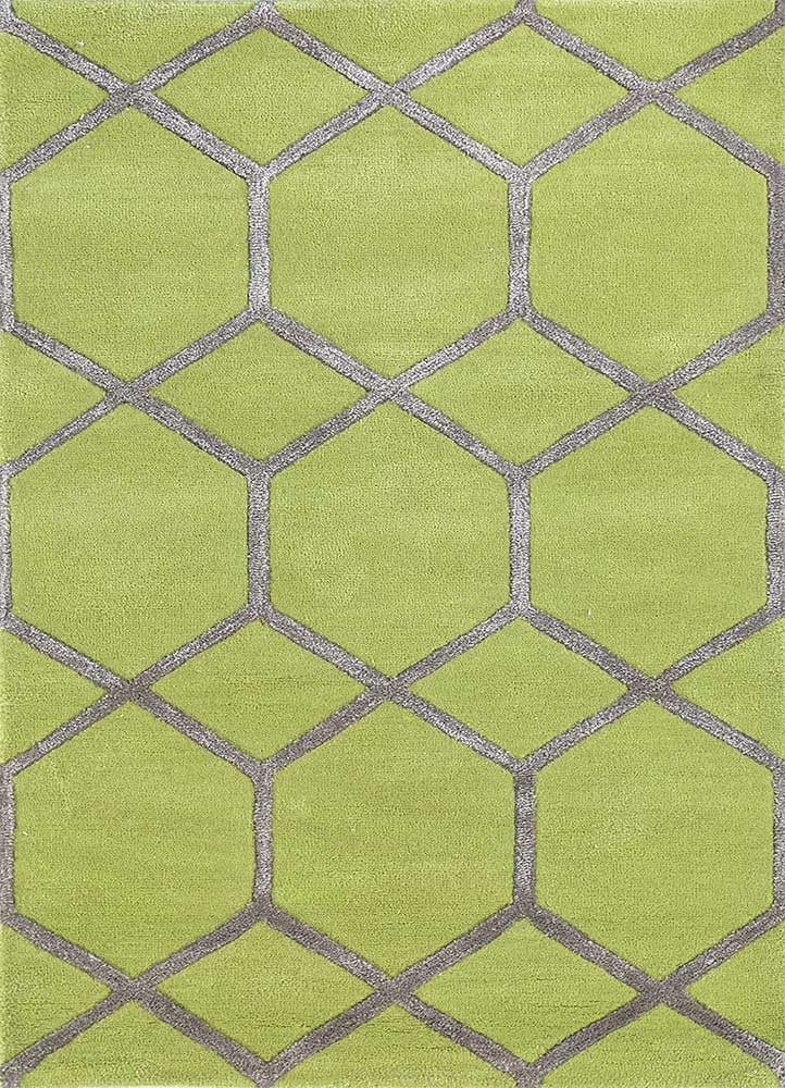 Tapis en laine - 165 x 105 cm - vert clair