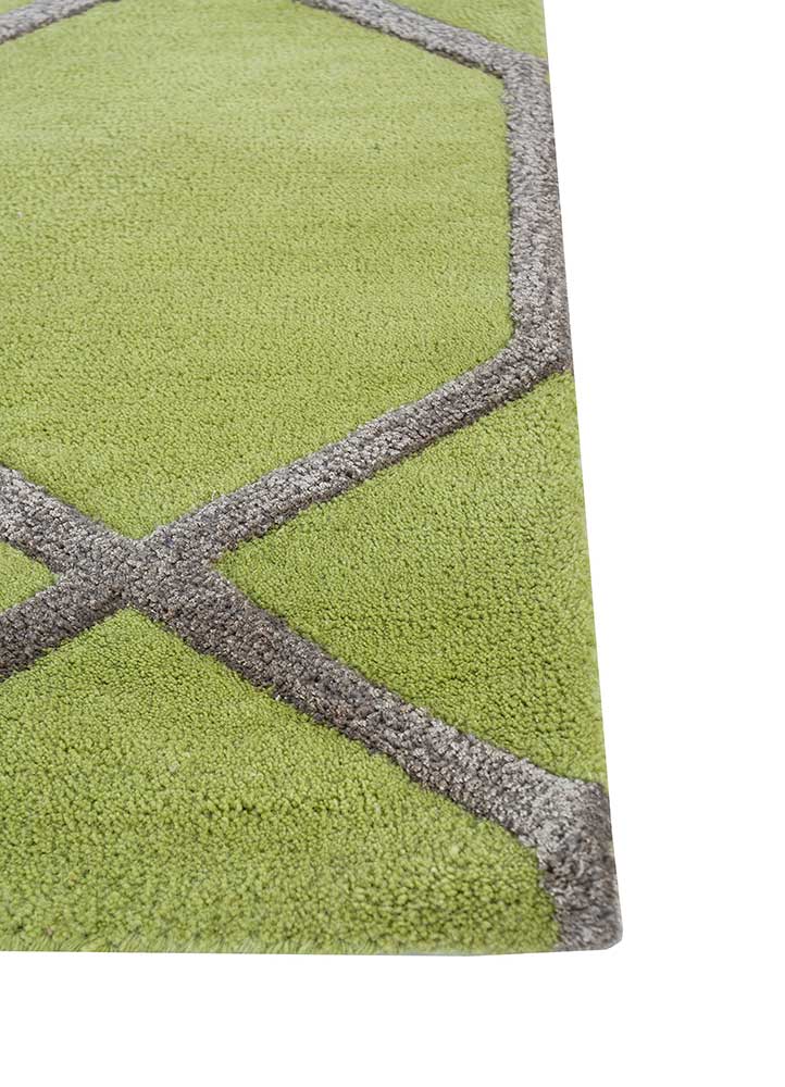 Tapis en laine - 165 x 105 cm - vert clair