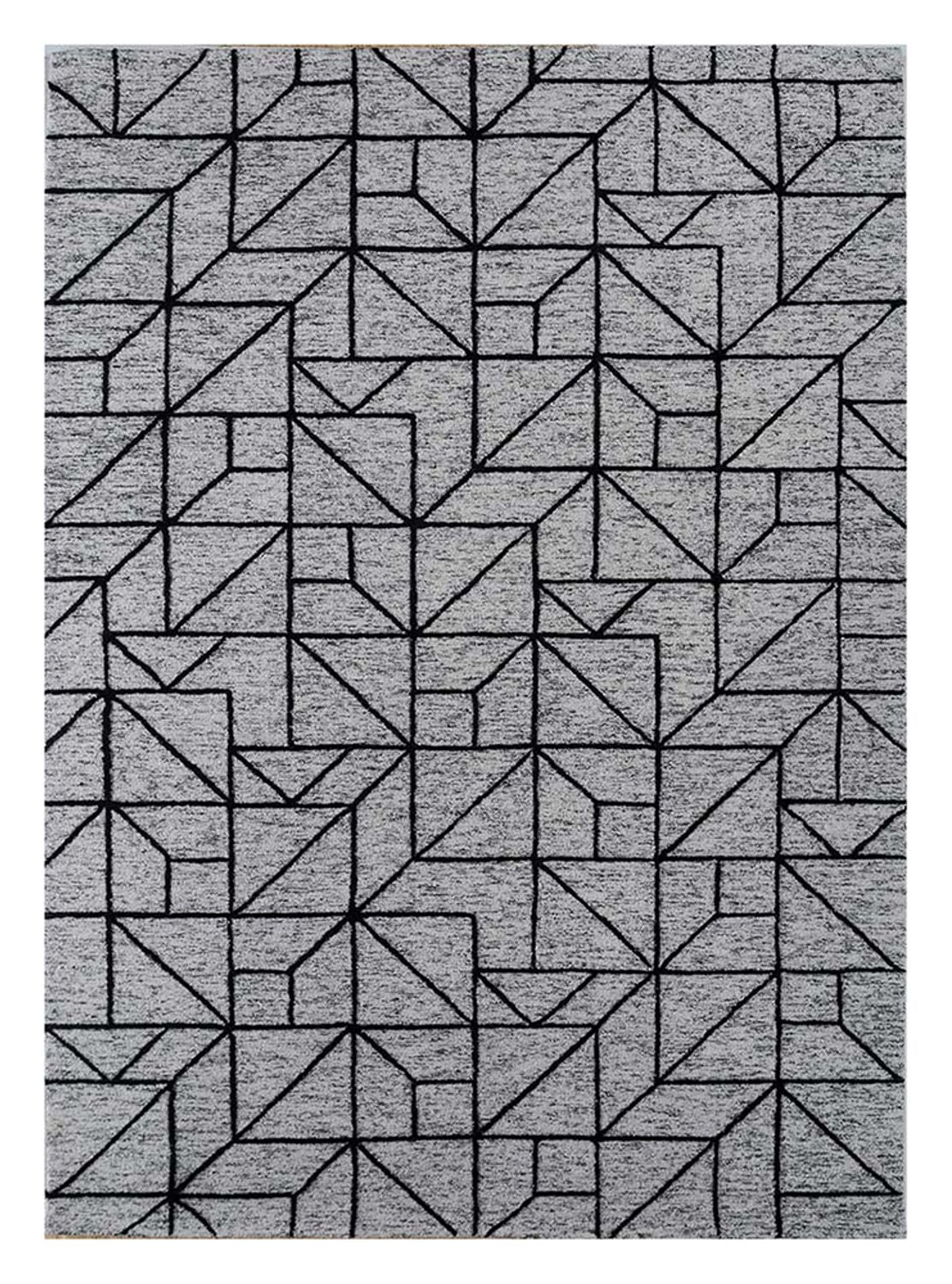 Tapis en laine - 330 x 240 cm - gris