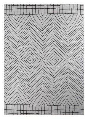 Tapis en laine - 330 x 240 cm - gris clair