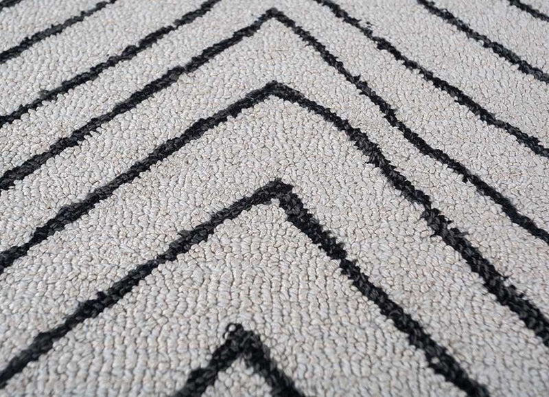 Tapis en laine - 330 x 240 cm - gris clair