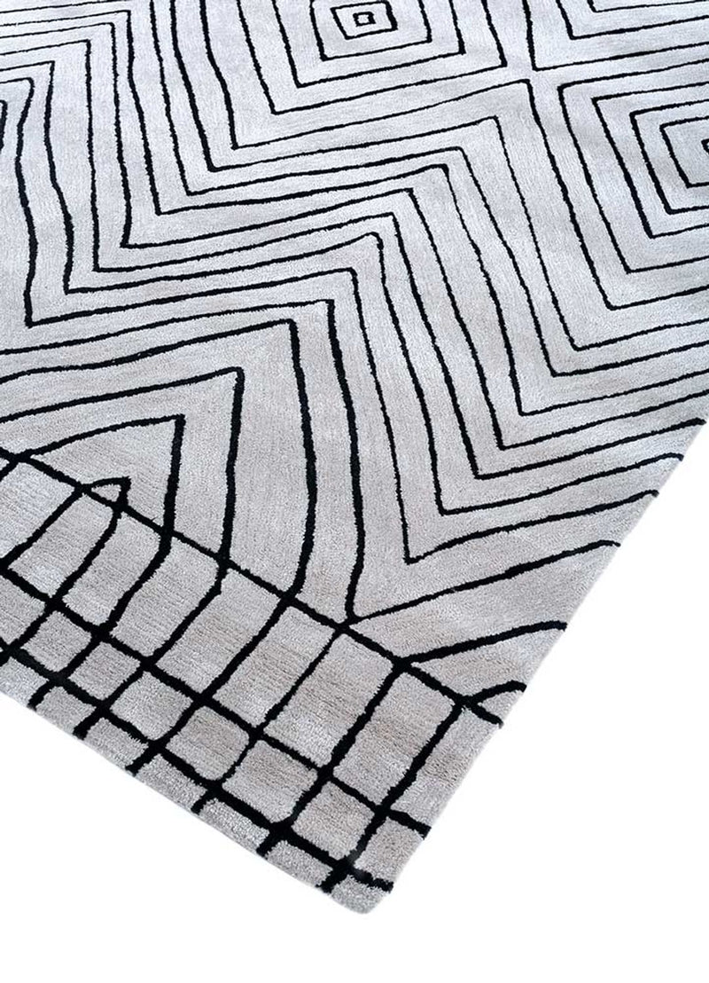 Tapis en laine - 330 x 240 cm - gris clair