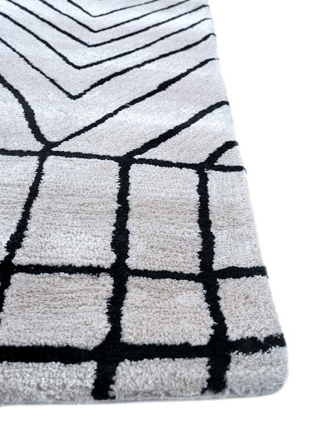 Tapis en laine - 330 x 240 cm - gris clair