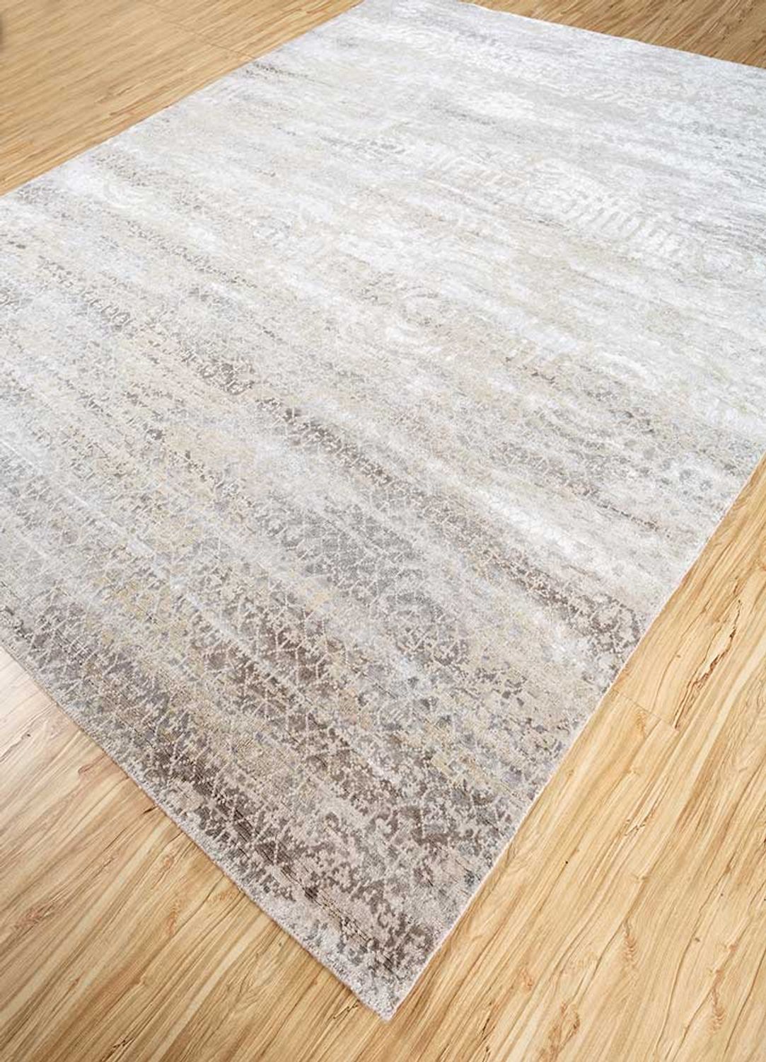 Tapis en laine - 300 x 240 cm - gris