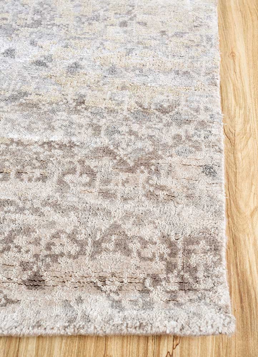 Tapis en laine - 300 x 240 cm - gris