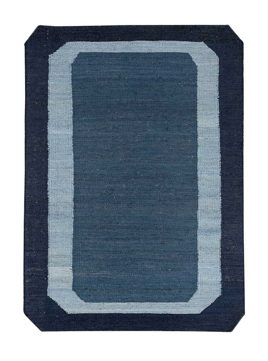 Tapis en sisal originale  - 270 x 180 cm - bleu