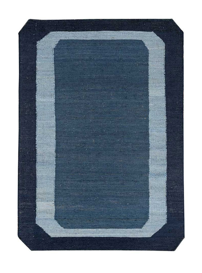 Tapis en sisal originale  - 270 x 180 cm - bleu