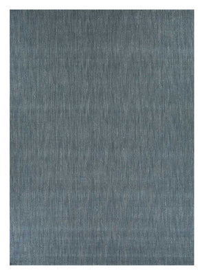 Tapis en laine - 300 x 240 cm - bleu de mer