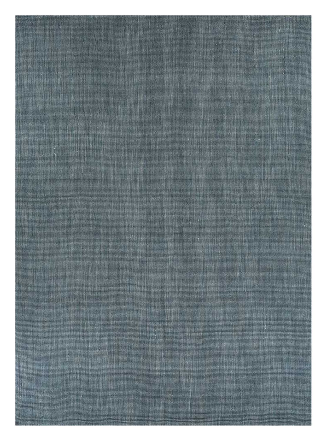 Tapis en laine - 300 x 240 cm - bleu de mer