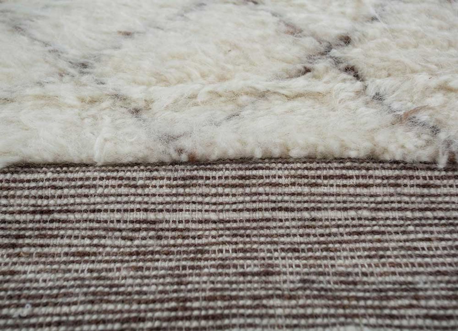 Tapis en laine - 300 x 240 cm - crème