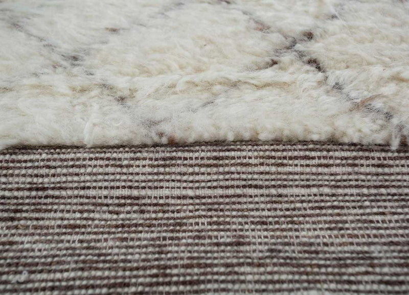 Tapis en laine - 300 x 240 cm - crème