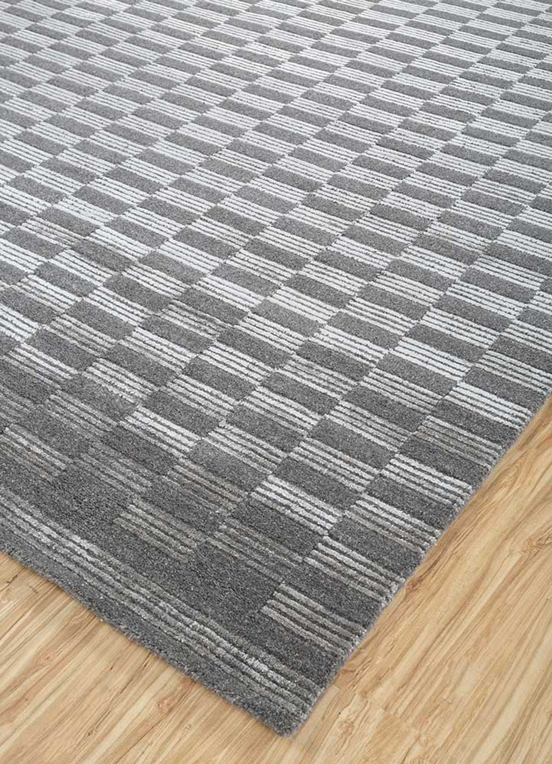 Tapis - 300 x 240 cm - noir et blanc