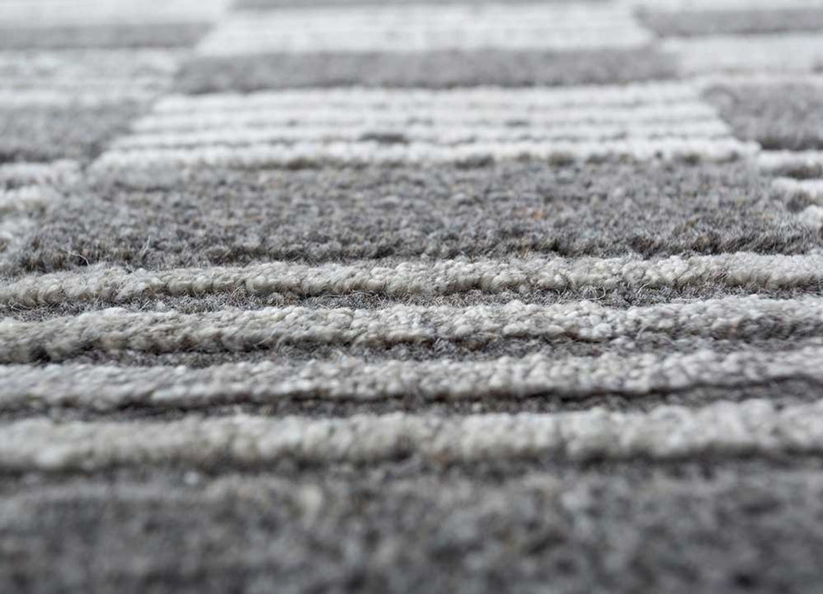 Tapis - 300 x 240 cm - noir et blanc