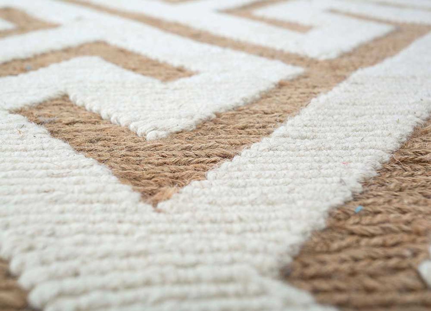 Tapis en laine - 465 x 390 cm - beige
