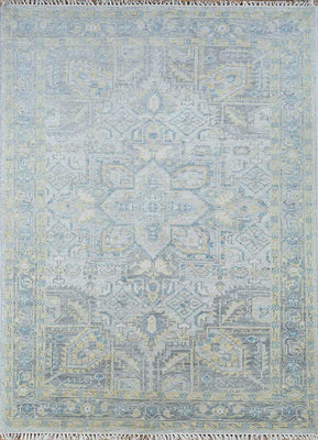 Tapis en laine - 270 x 180 cm - bleu clair
