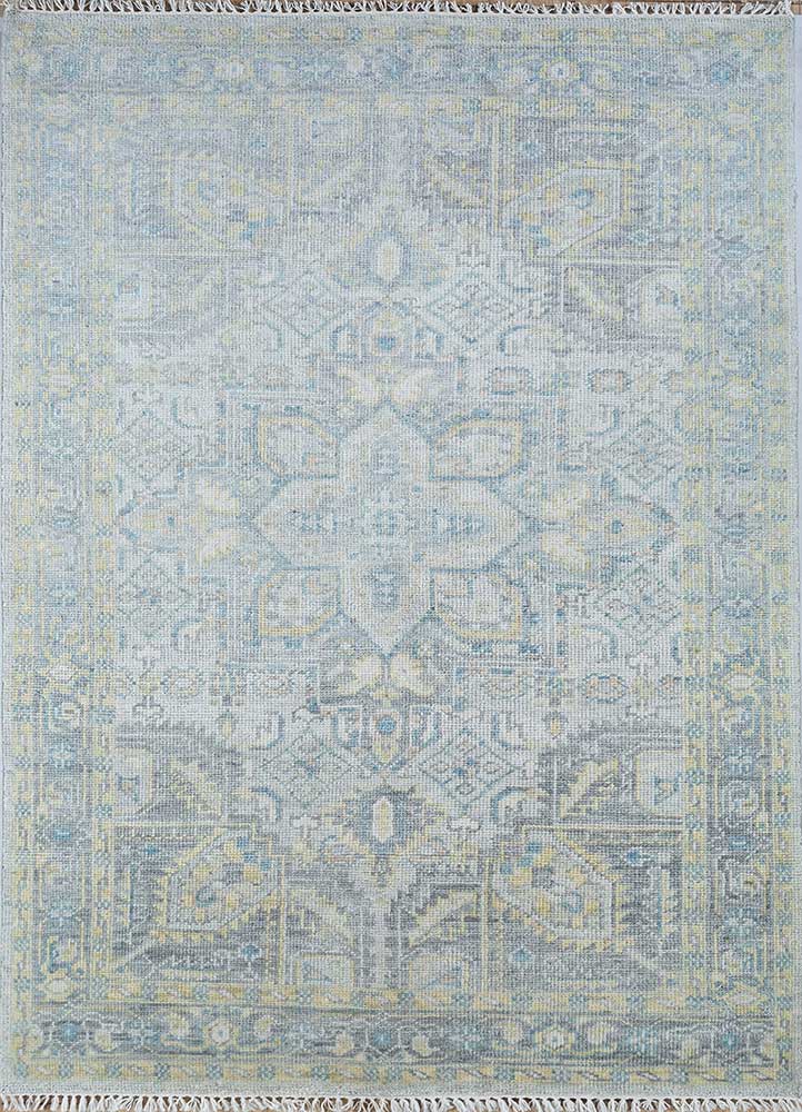 Tapis en laine - 270 x 180 cm - bleu clair