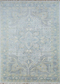 Tapis en laine - 270 x 180 cm - bleu clair