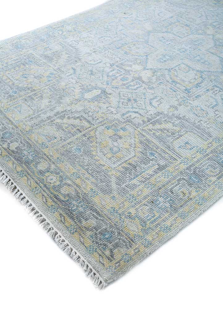 Tapis en laine - 270 x 180 cm - bleu clair