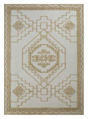 Tapis en laine - 270 x 180 cm - crème