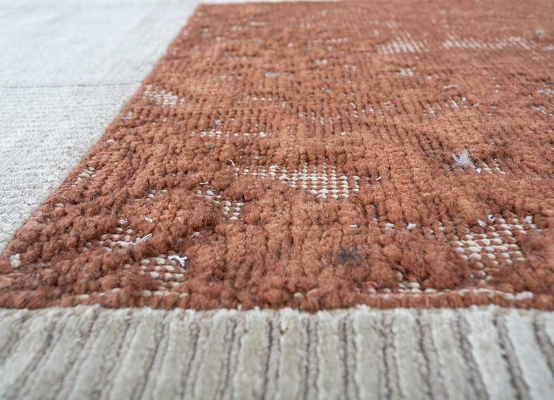 Tapis en laine originale  - 180 x 150 cm - crème