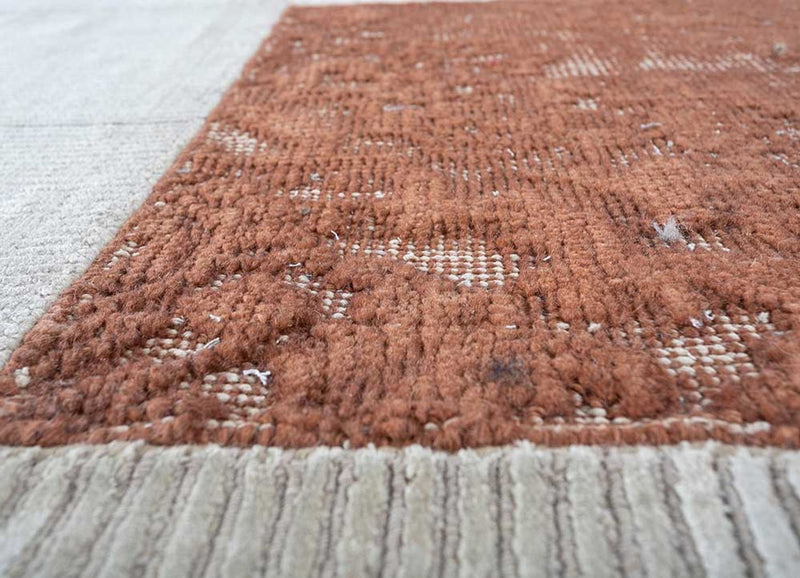 Tapis en laine originale  - 180 x 150 cm - crème
