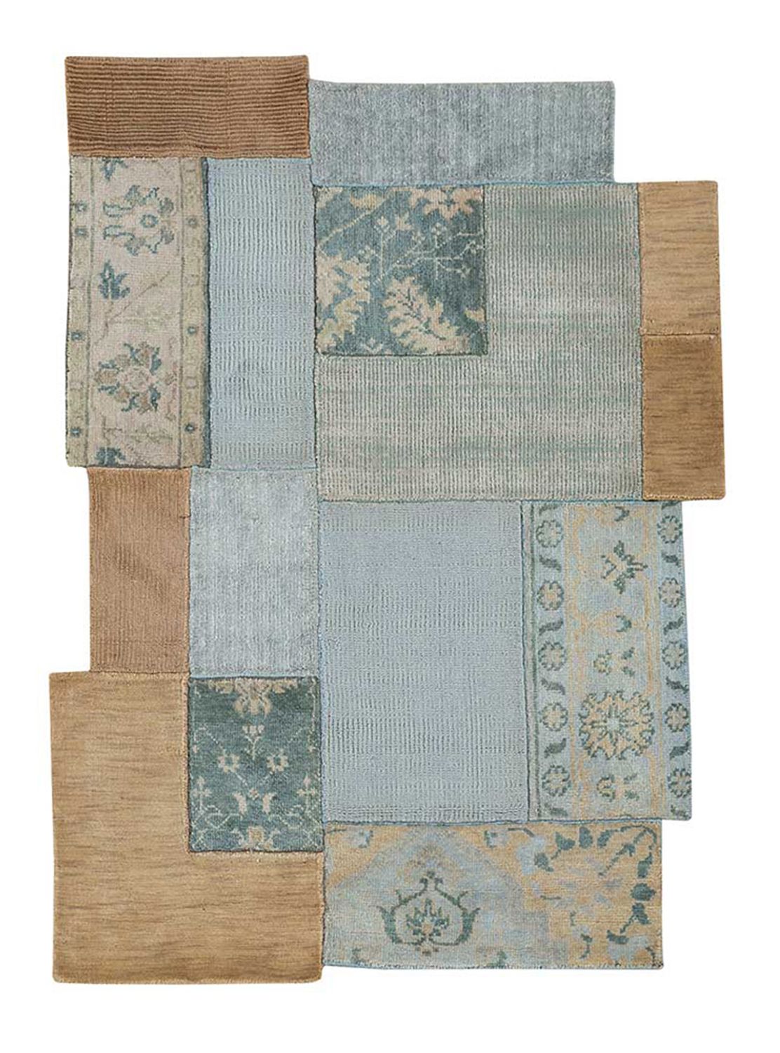 Tapis en laine originale  - 180 x 120 cm - multicolore